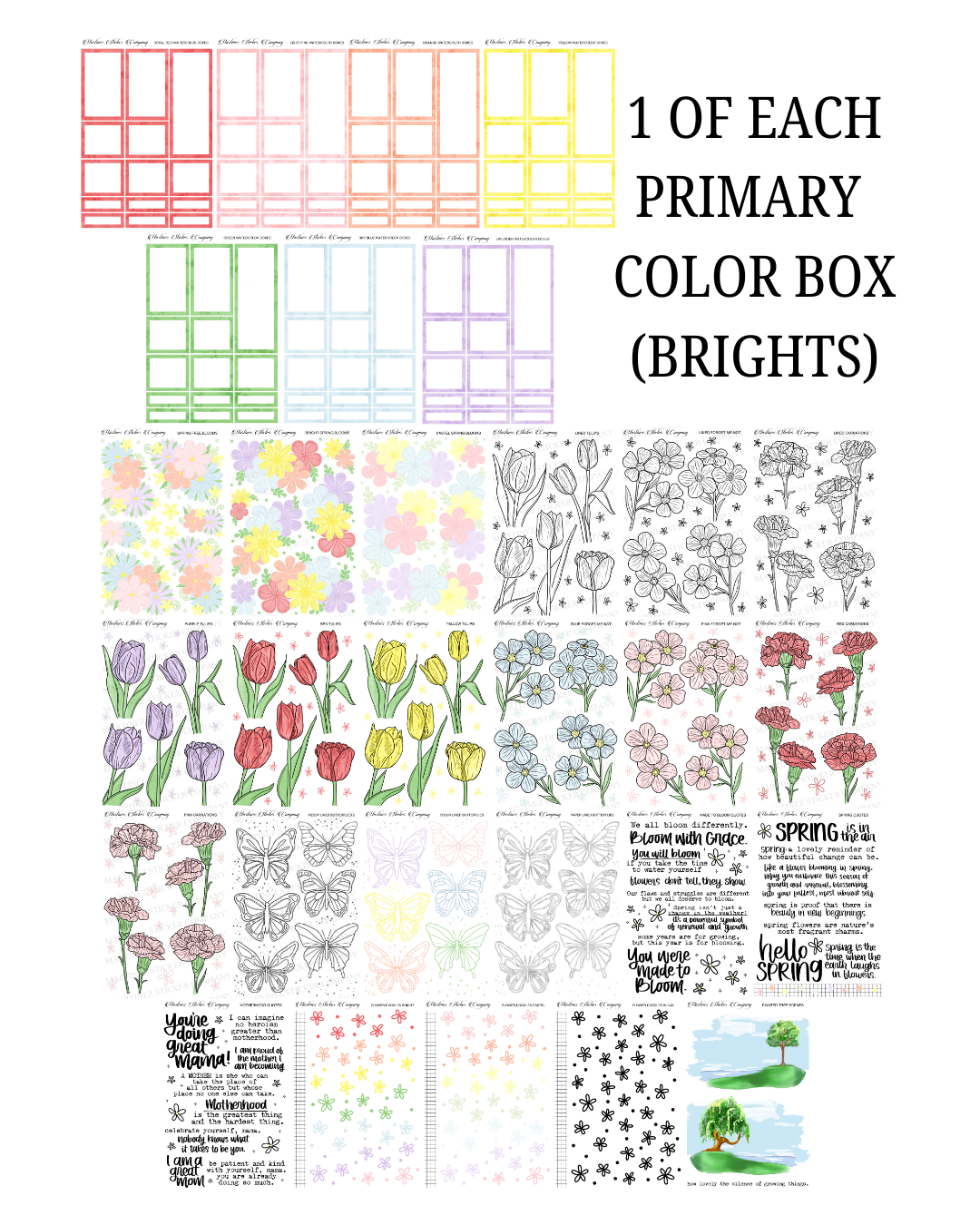 *PRINTABLE* (BUY ALL) Spring Free Full Collection