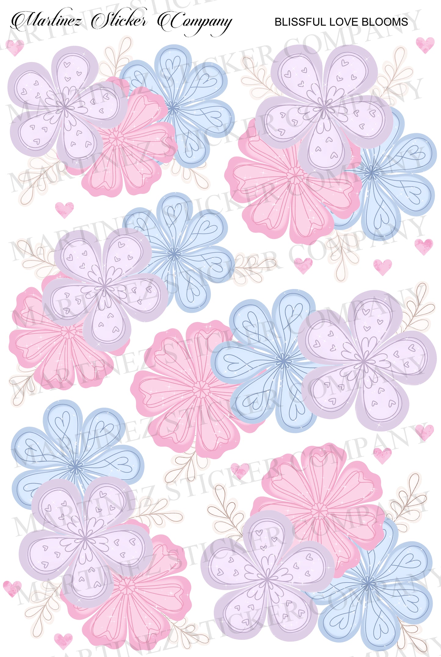 *PRINTABLE* Blissful Love Blooms