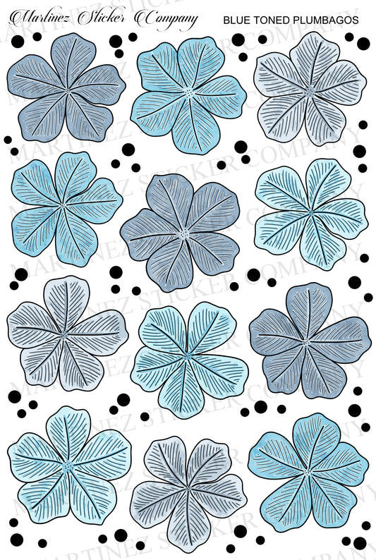 Blue Toned Plumbagos