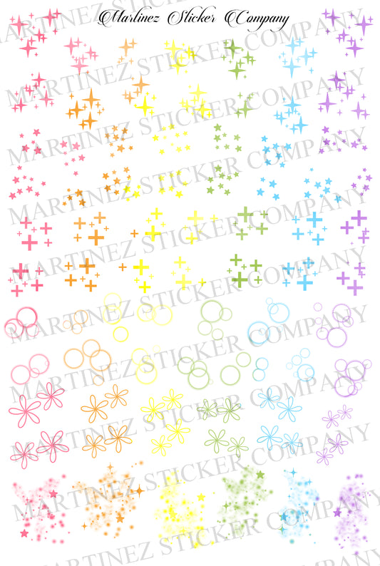 *PRINTABLE* Bright Mixed Accents