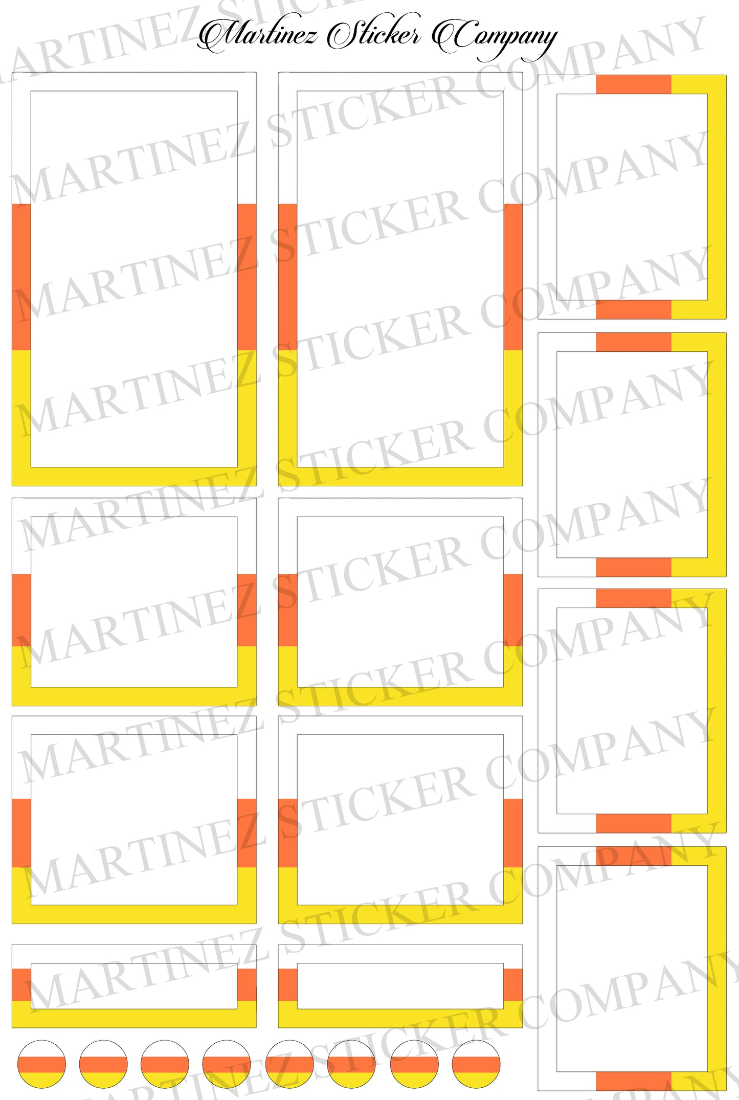 *PRINTABLE* Candy Corn Boxes