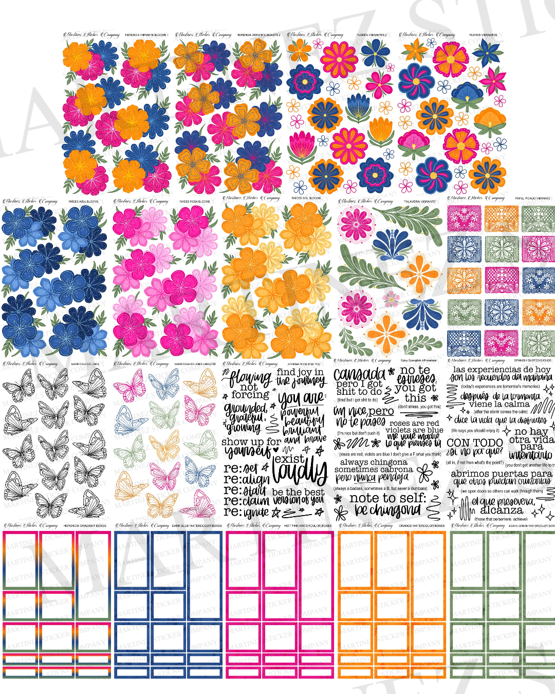*PRINTABLE* (BUY ALL) Herencia Vibrante Full Collection