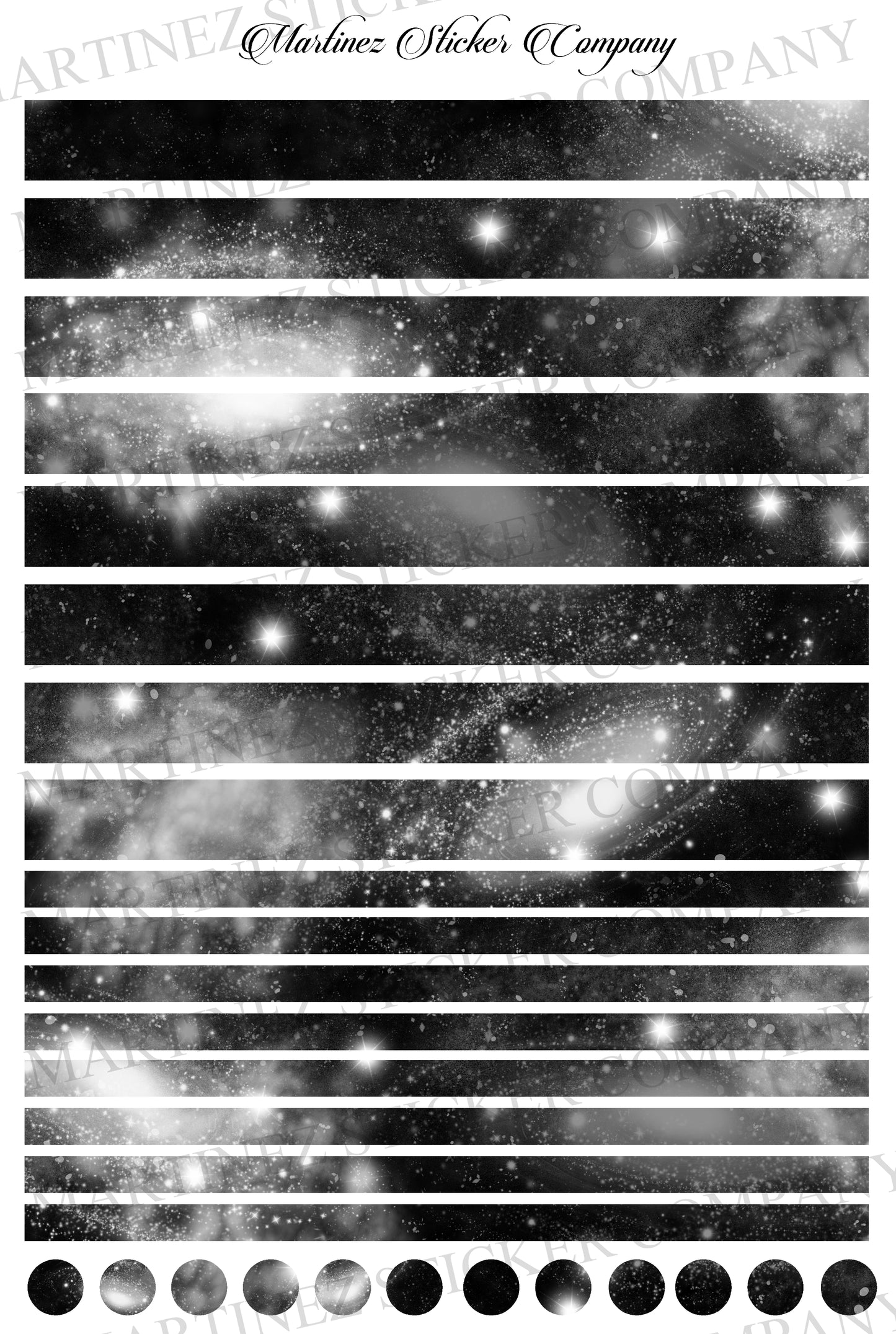 *PRINTABLE* Galaxy Washi Strips