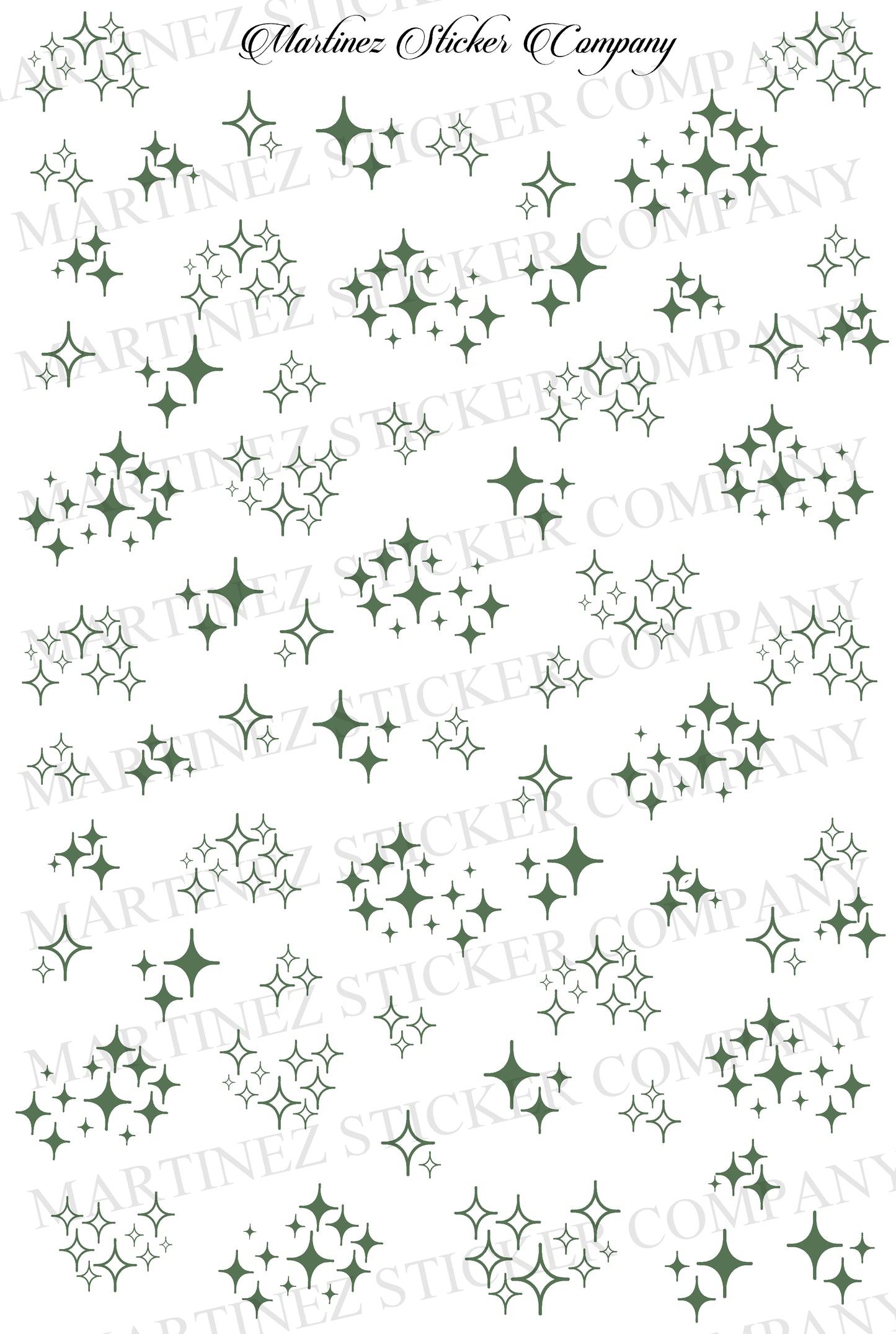 Green Sparkles