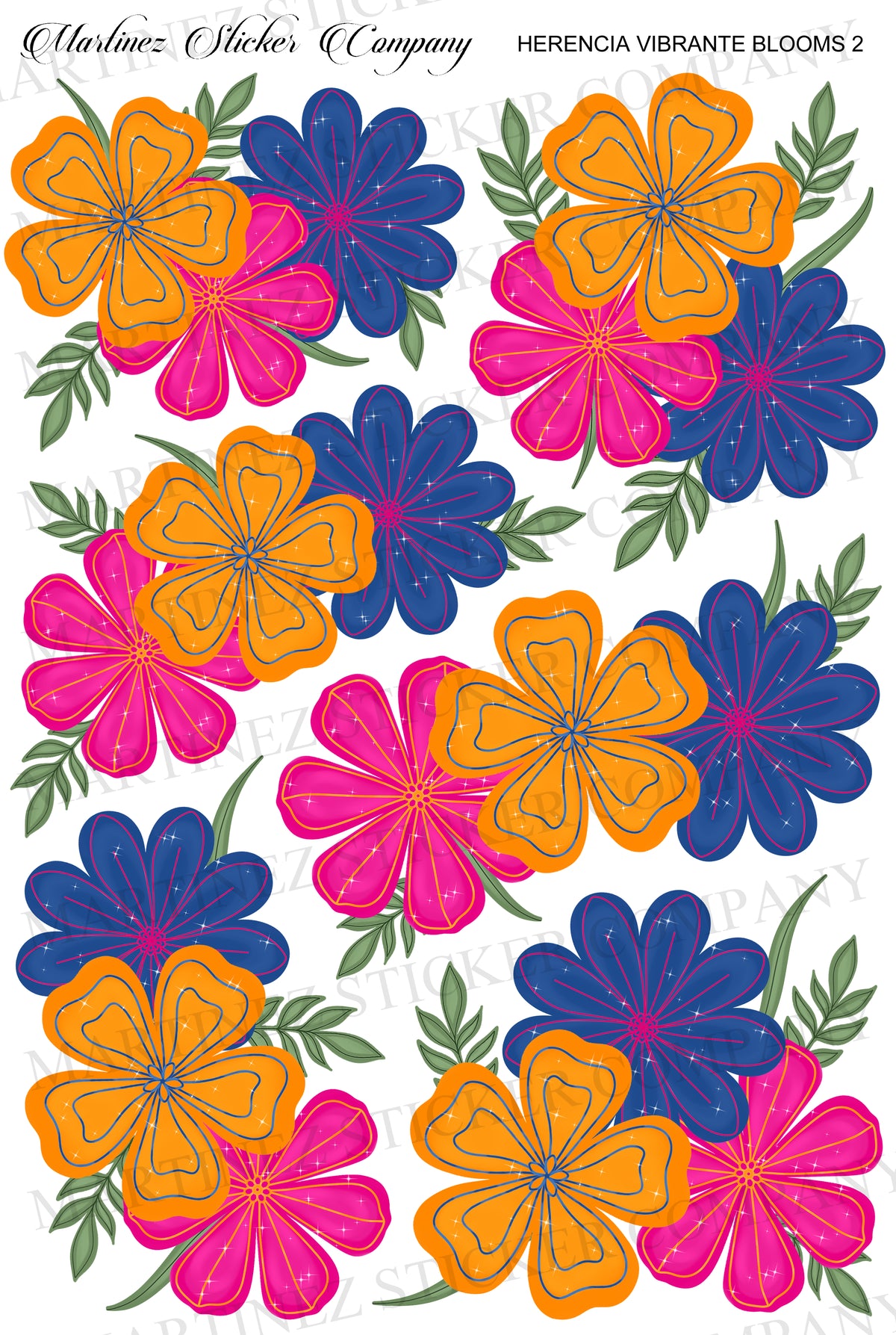 *PRINTABLE* Herencia Vibrante Blooms 2