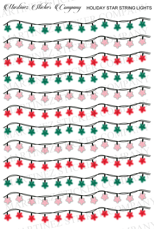 *PRINTABLE* Holiday Star String Lights