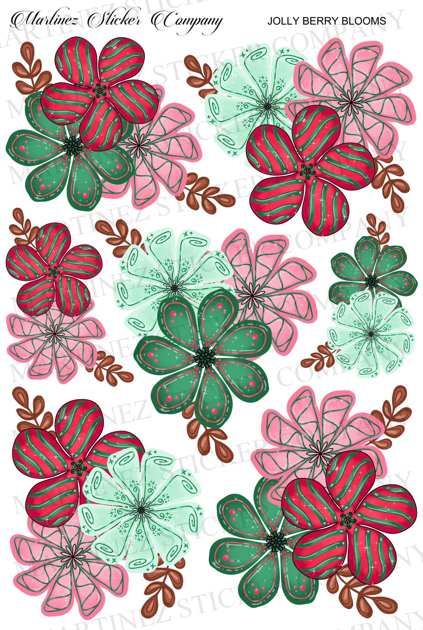 *PRINTABLE* Jolly Berry Blooms