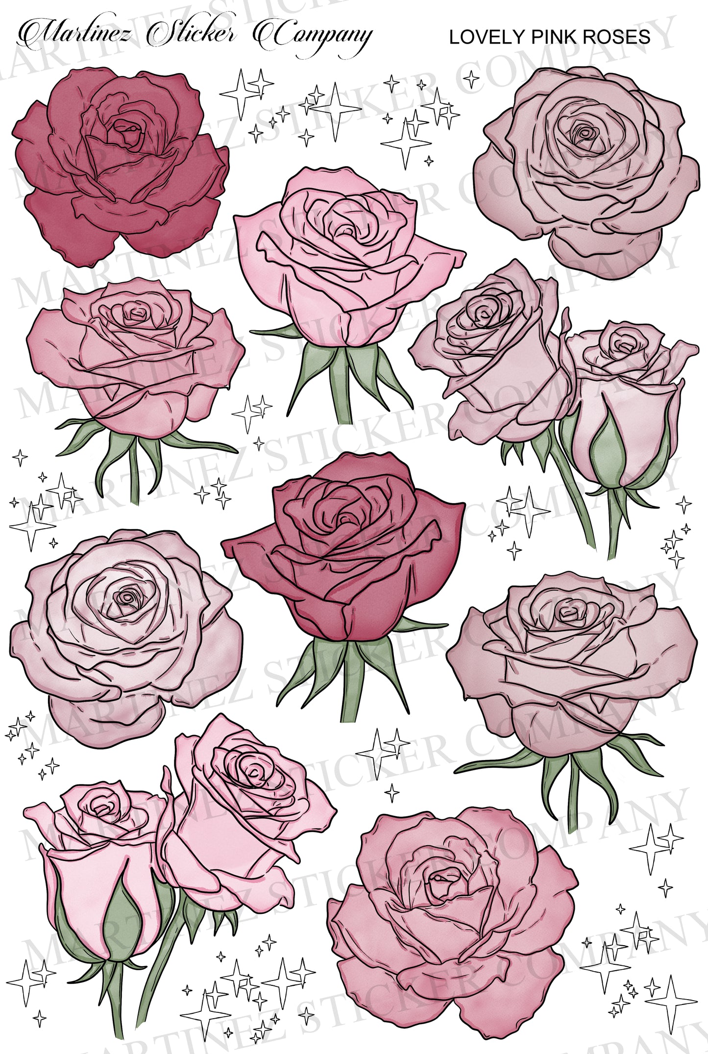 *PRINTABLE* Lovely Pink Roses