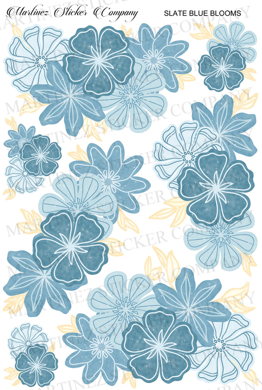 Slate Blue Blooms