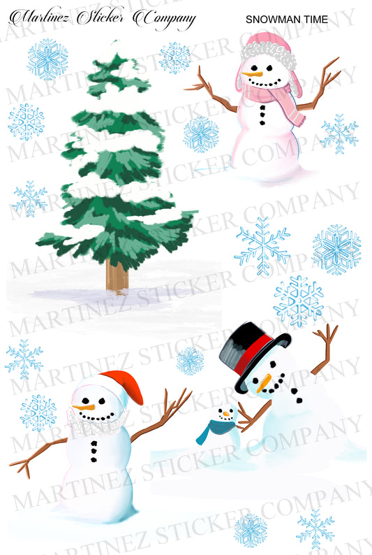 *PRINTABLE* Snowman Time