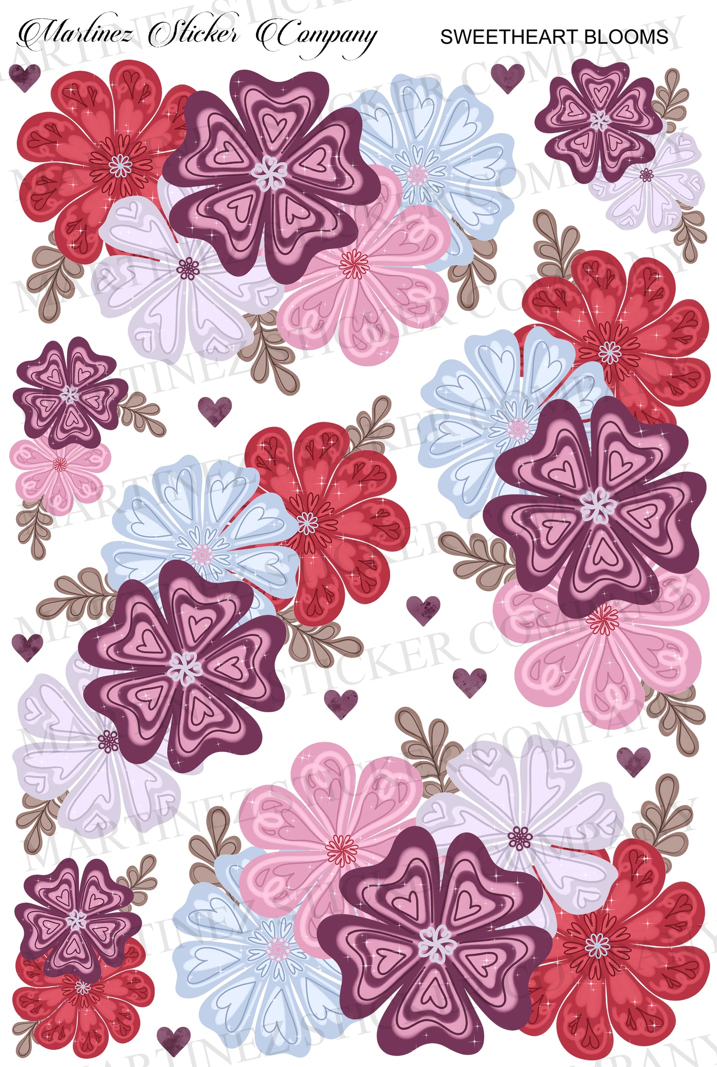*PRINTABLE* Sweetheart Blooms