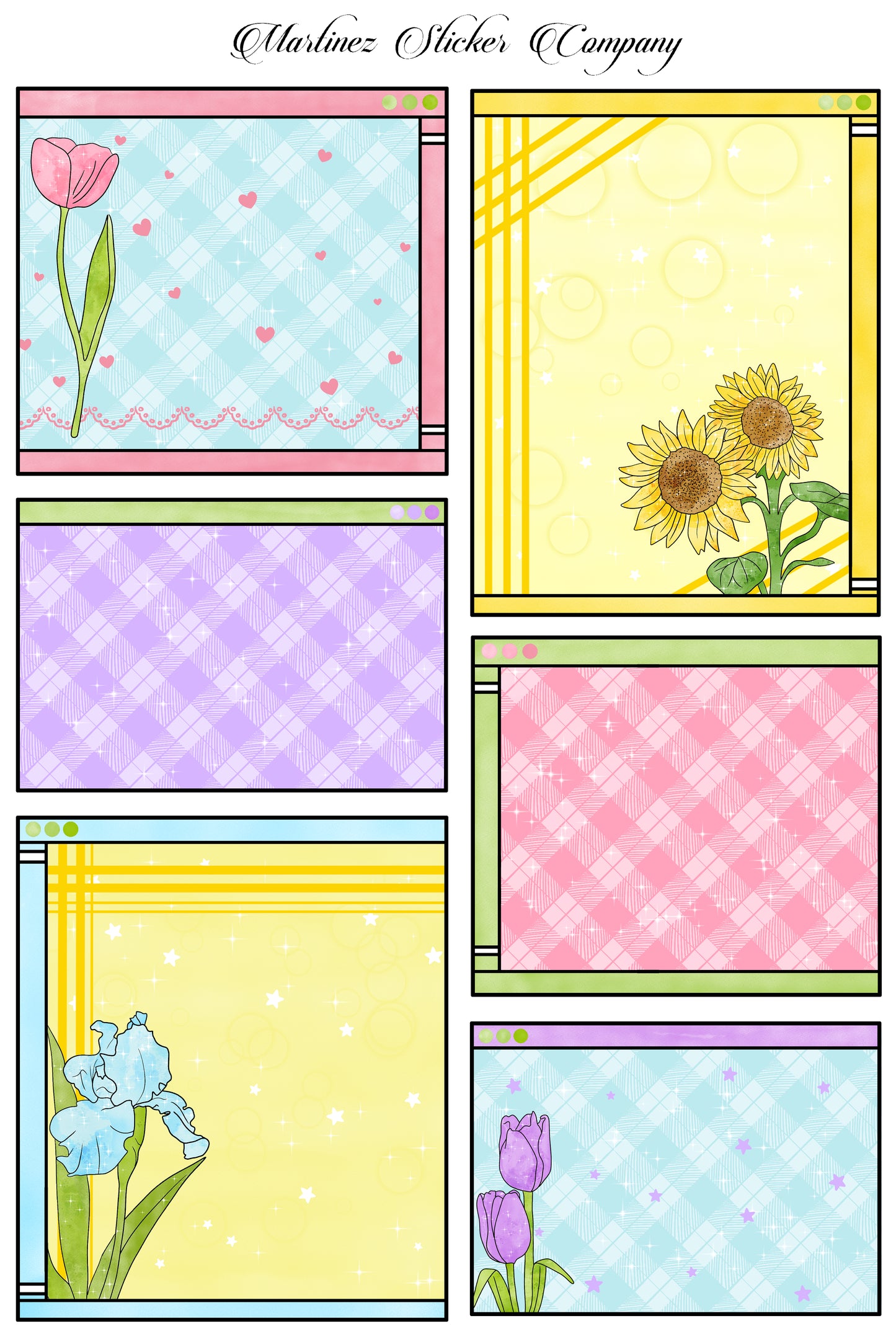 *PRINTABLE* Spring Windows Boxes