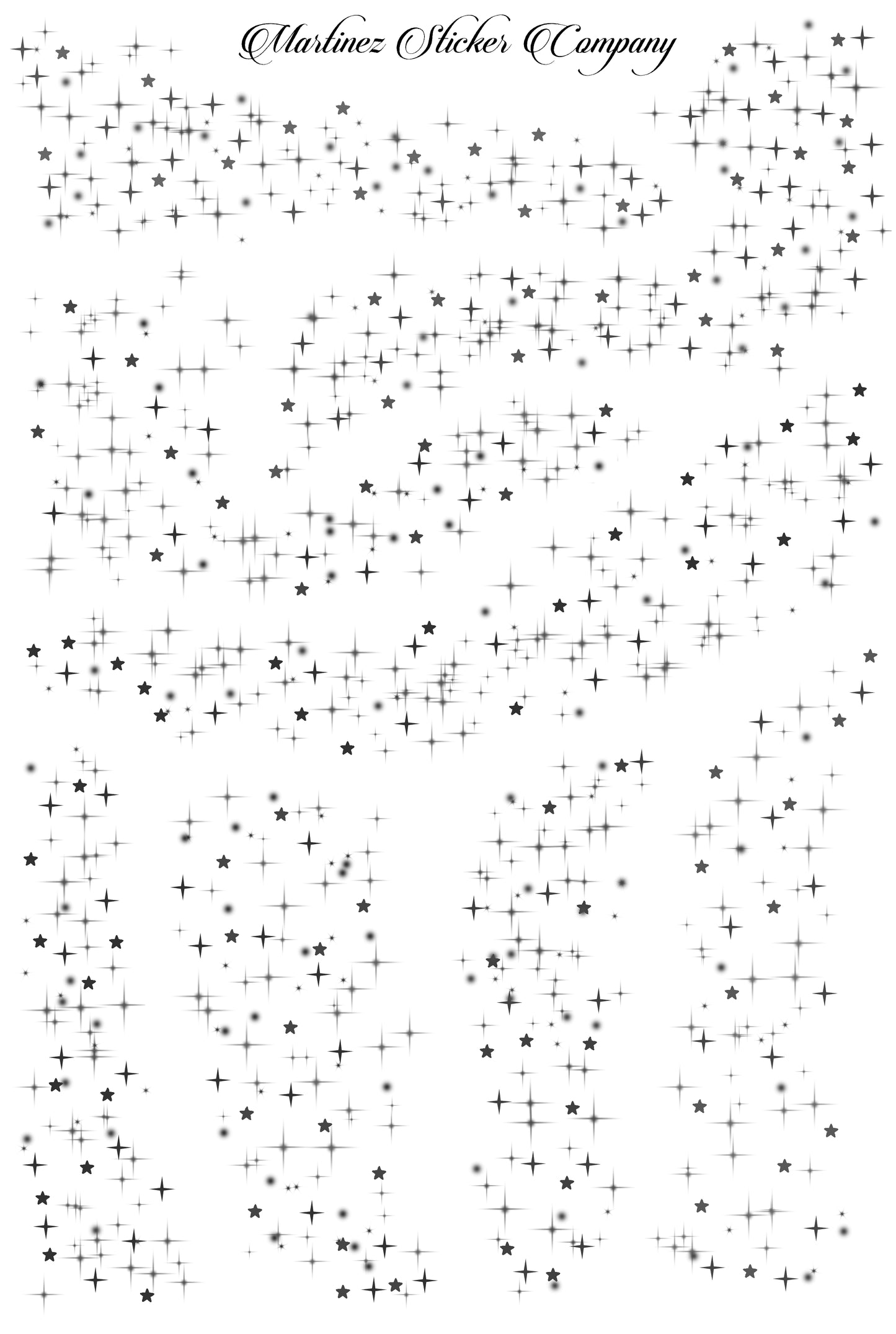 *PRINTABLE* Stardust Black