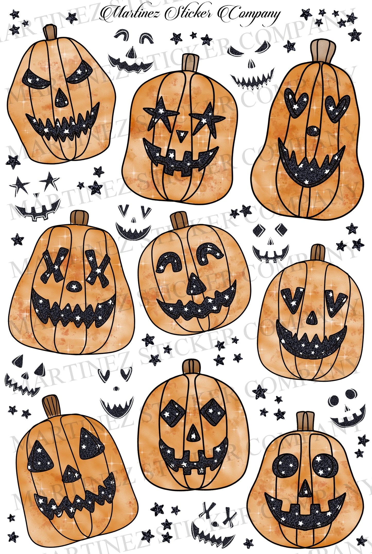 *PRINTABLE* Starry Jack-O-Lanterns