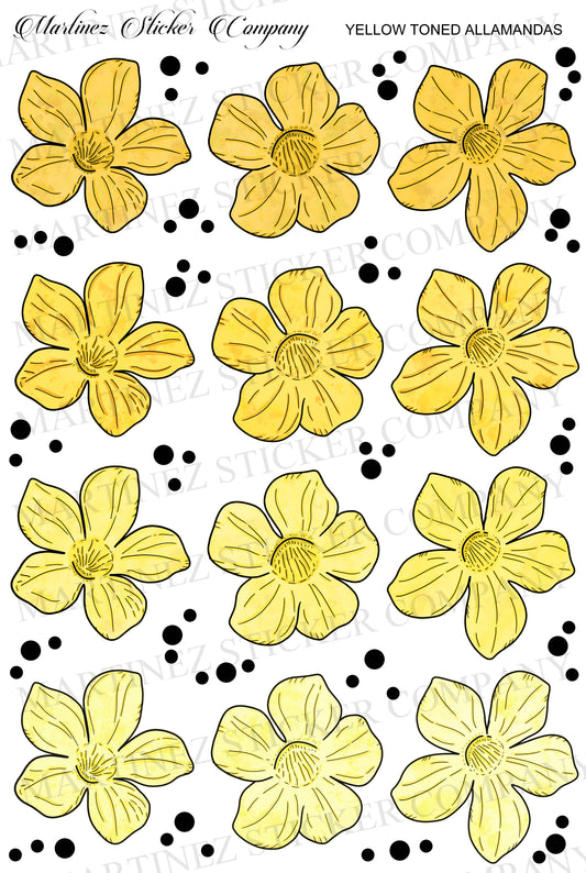 Yellow Toned Allamandas