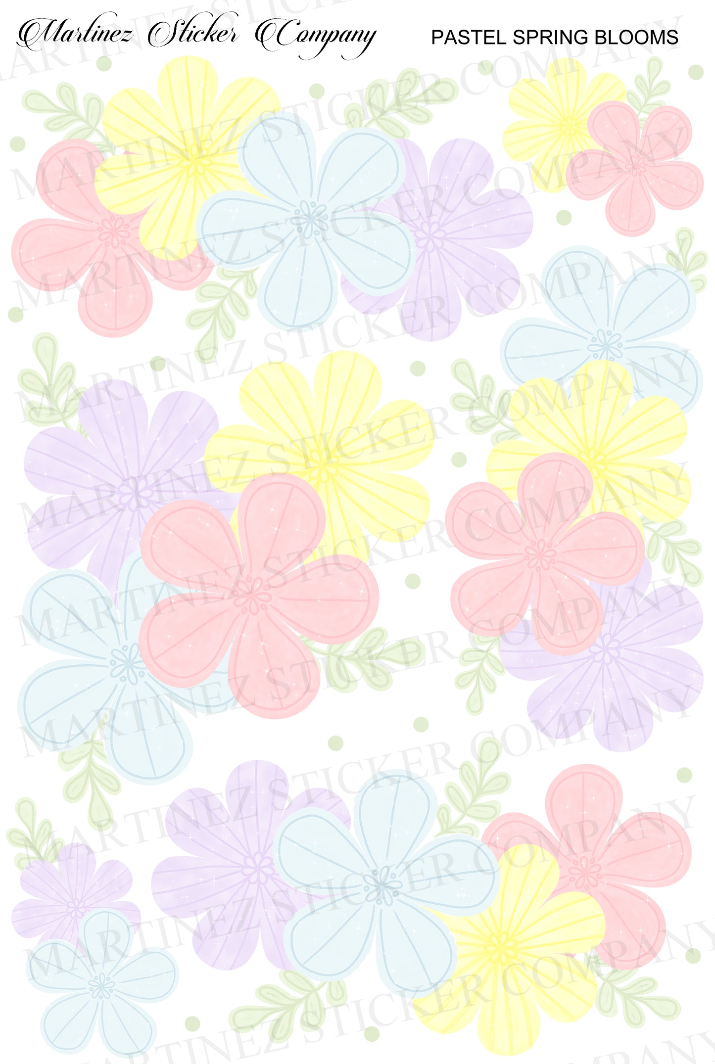Pastel Spring Blooms