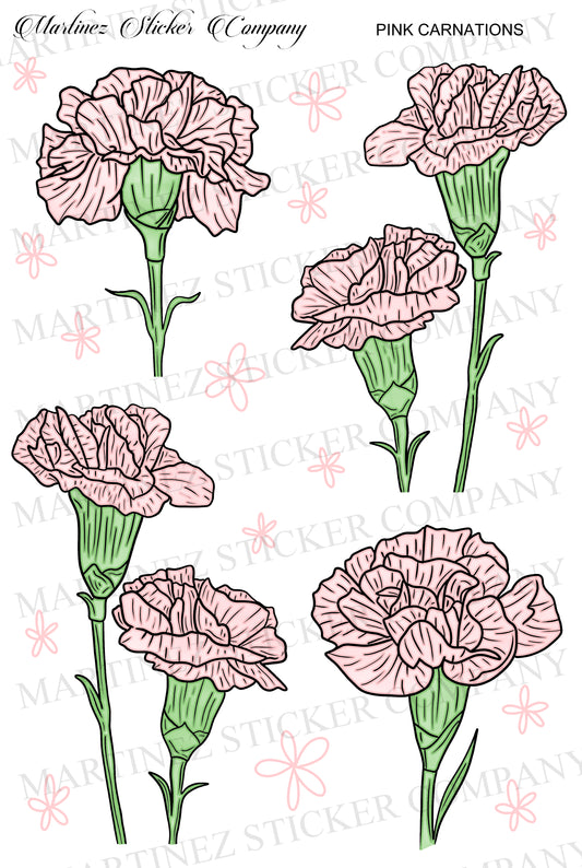 *PRINTABLE*  Pink Carnations