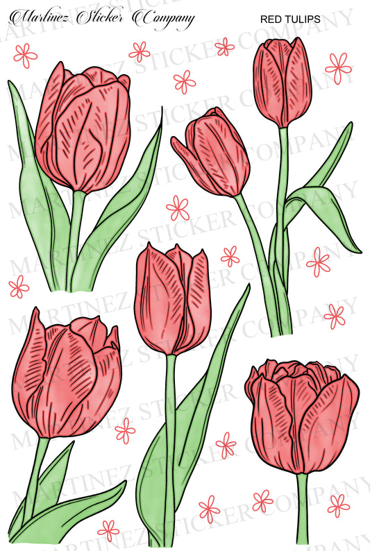 *PRINTABLE* Red Tulips