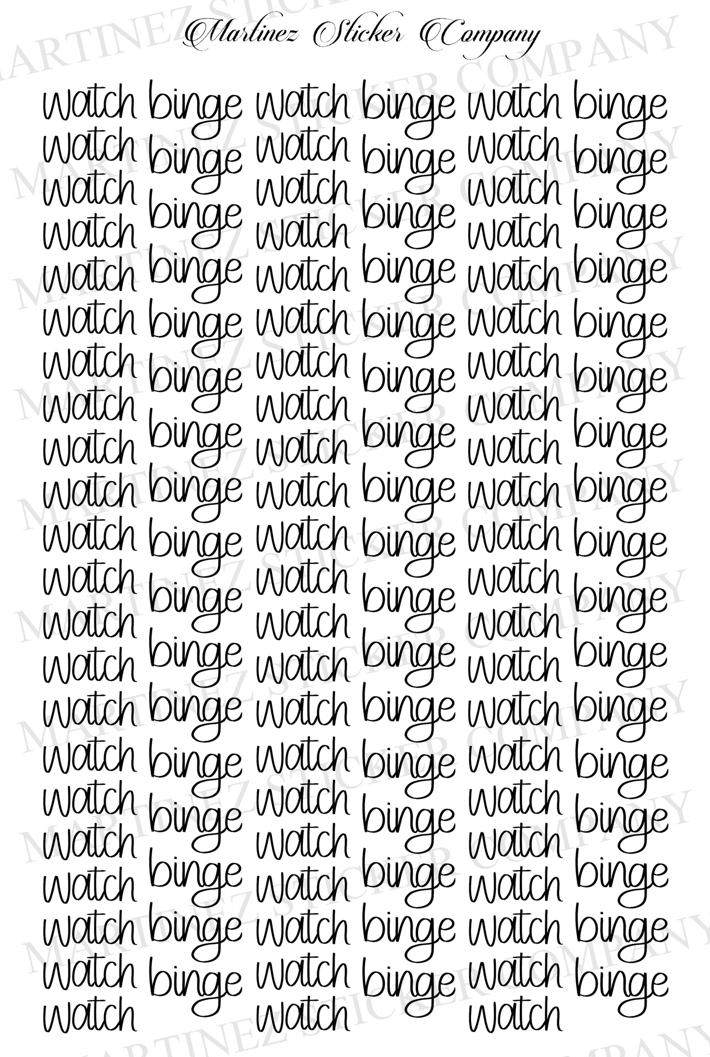 watch / binge