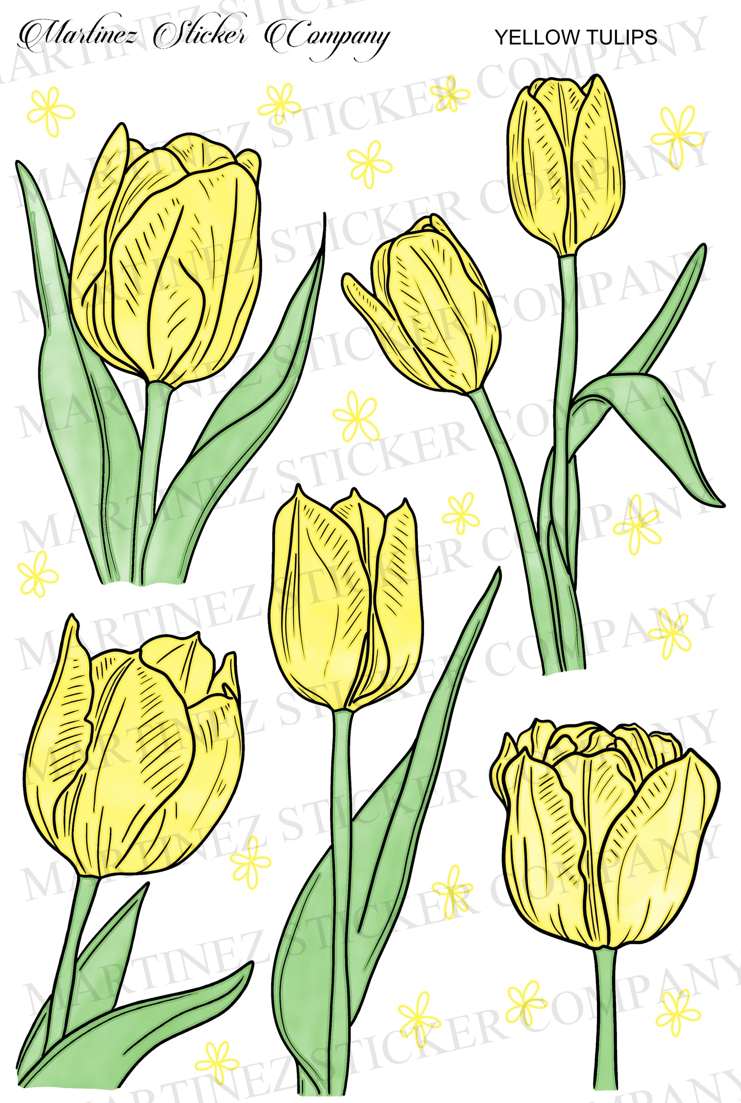*PRINTABLE* Yellow Tulips