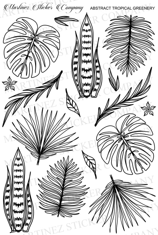 Abstract Tropical Greenery