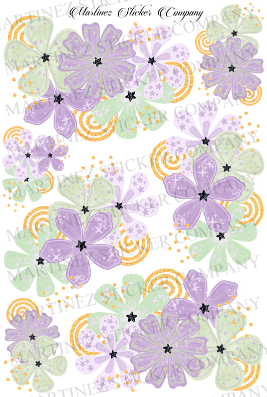 *PRINTABLE* A field of magic blooms