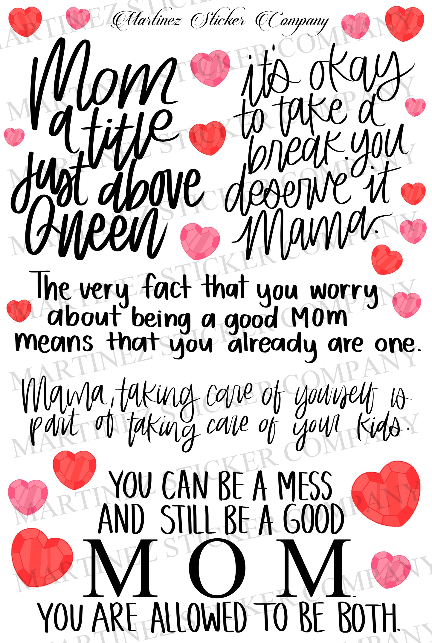 *PRINTABLE* A Mom's Life