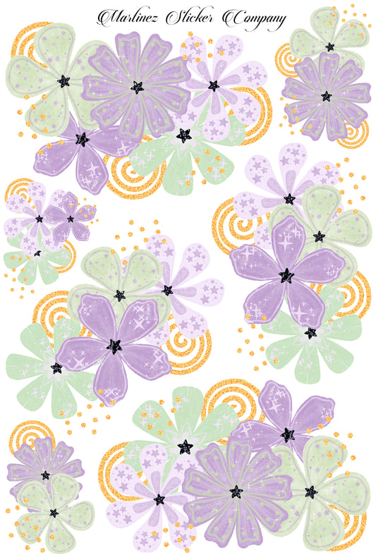 *PRINTABLE* A field of magic blooms
