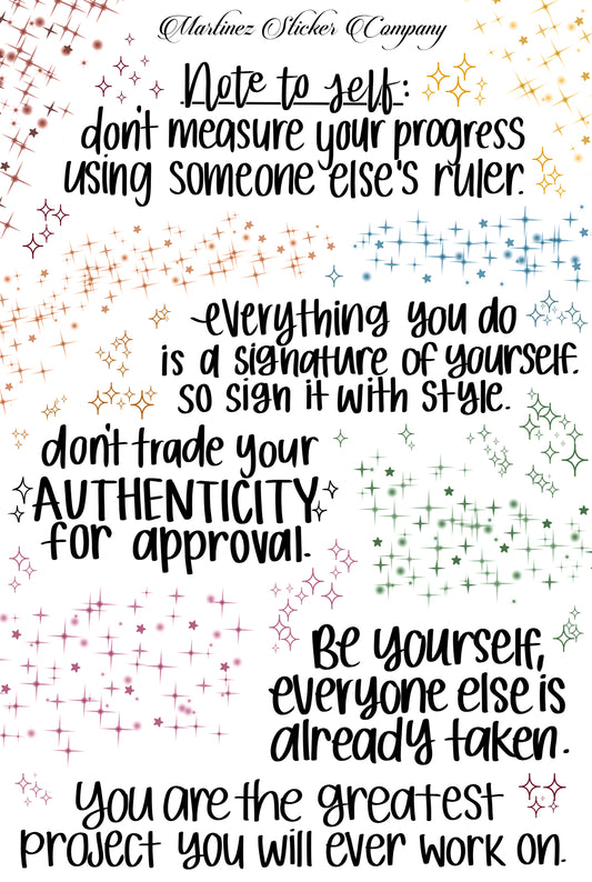 *PRINTABLE* Being Authentic