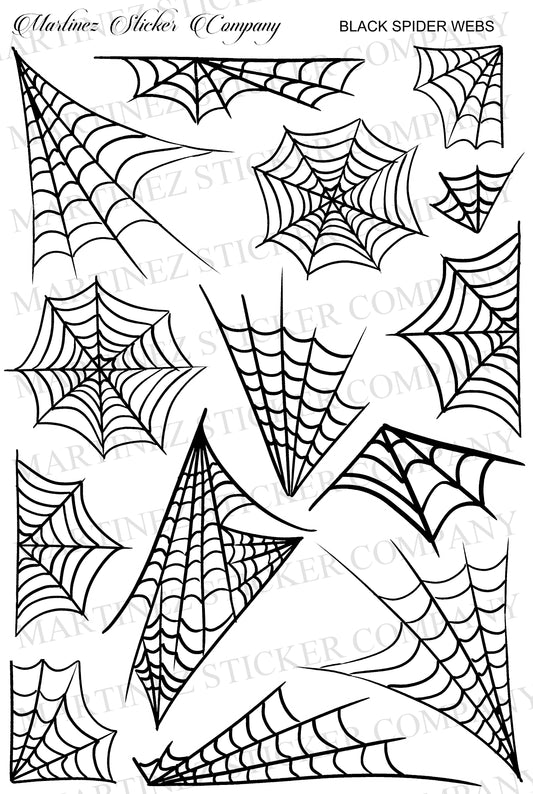 *PRINTABLE* Black Spider Webs