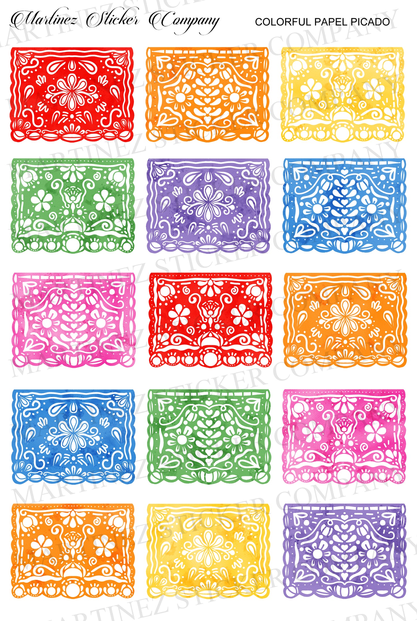 *PRINTABLE* Colorful Papel Picado