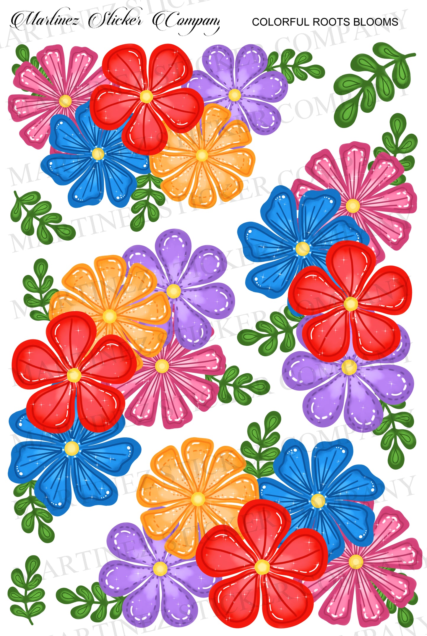 *PRINTABLE* Colorful Roots Blooms