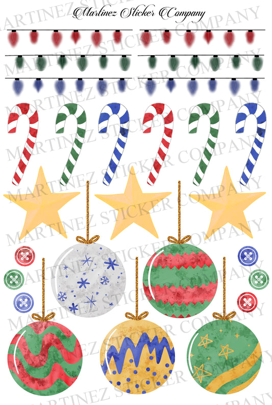 *PRINTABLE* Christmas Tree Elements Traditional