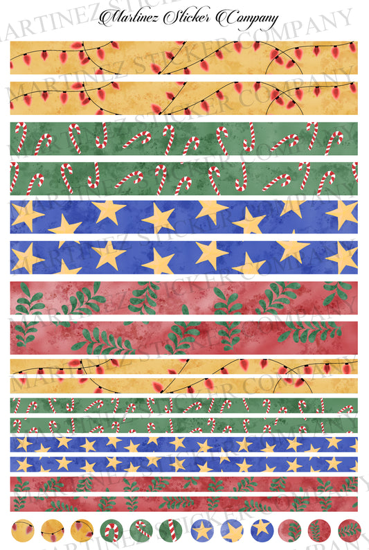 *PRINTABLE* Christmas Washi Strips