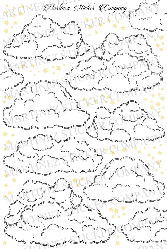 *PRINTABLE* Clouds and Stars