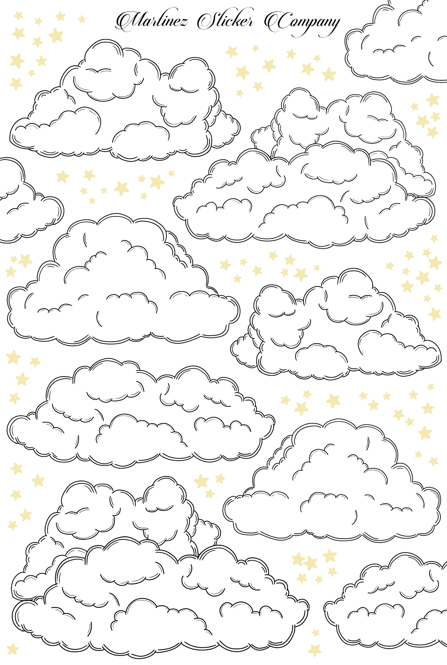 *PRINTABLE* Clouds and Stars