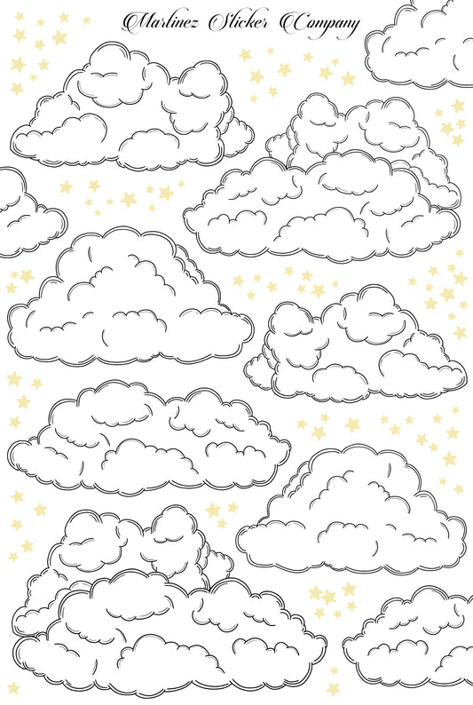 *PRINTABLE* Clouds and Stars