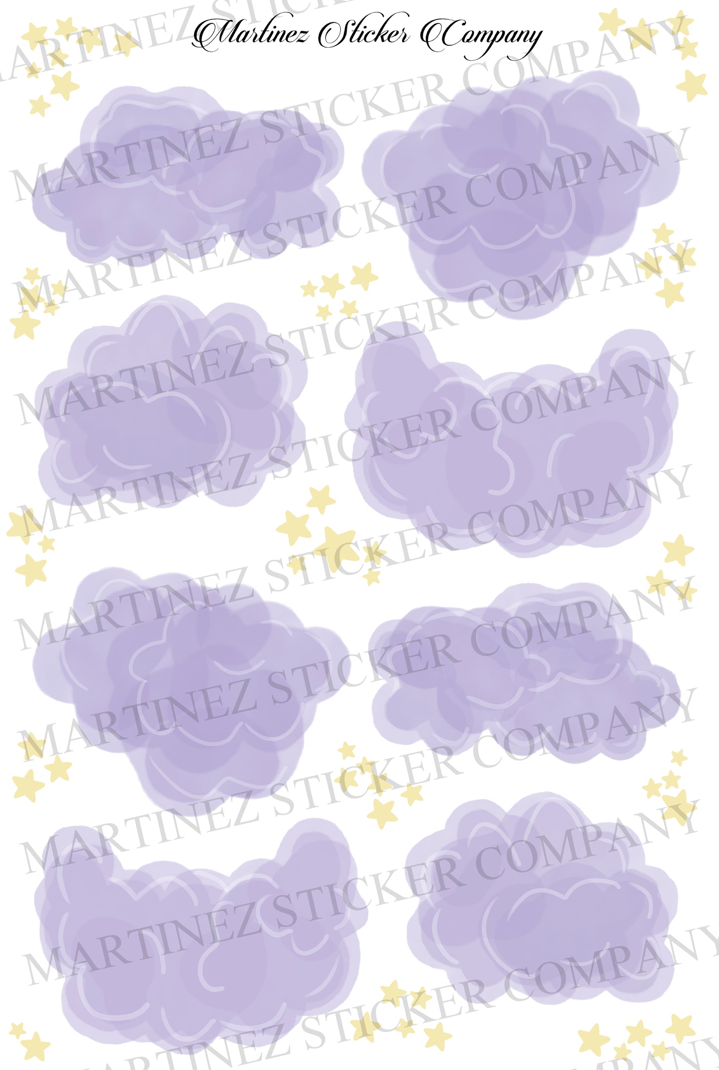 *PRINTABLE* Dream Clouds LAVENDER