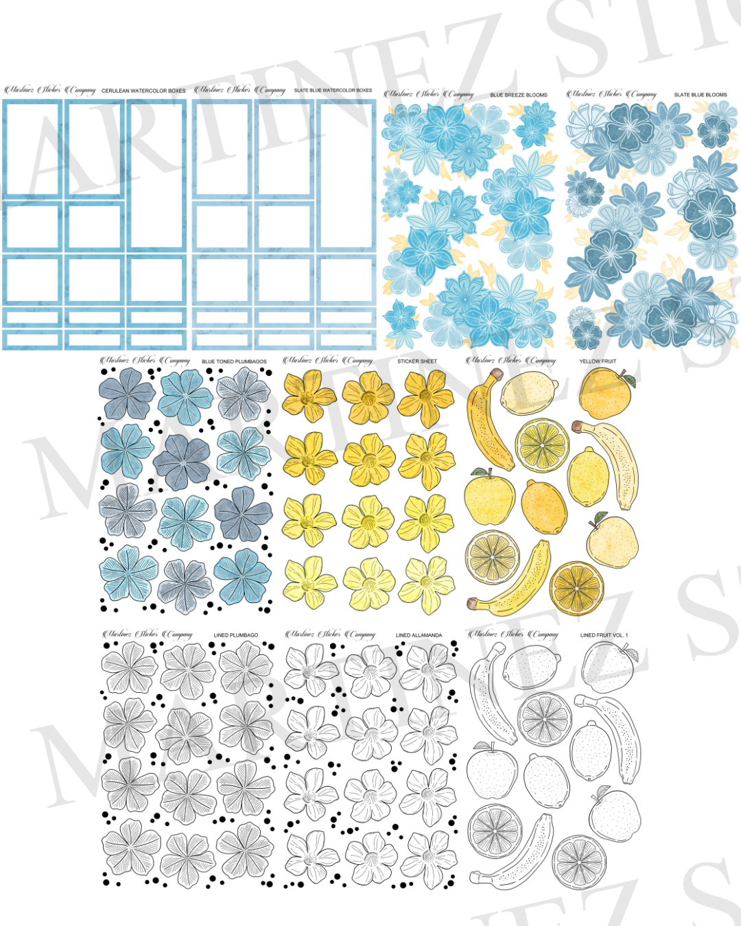 *TANGIBLES* (BUY ALL) Botanic Breeze Full Collection
