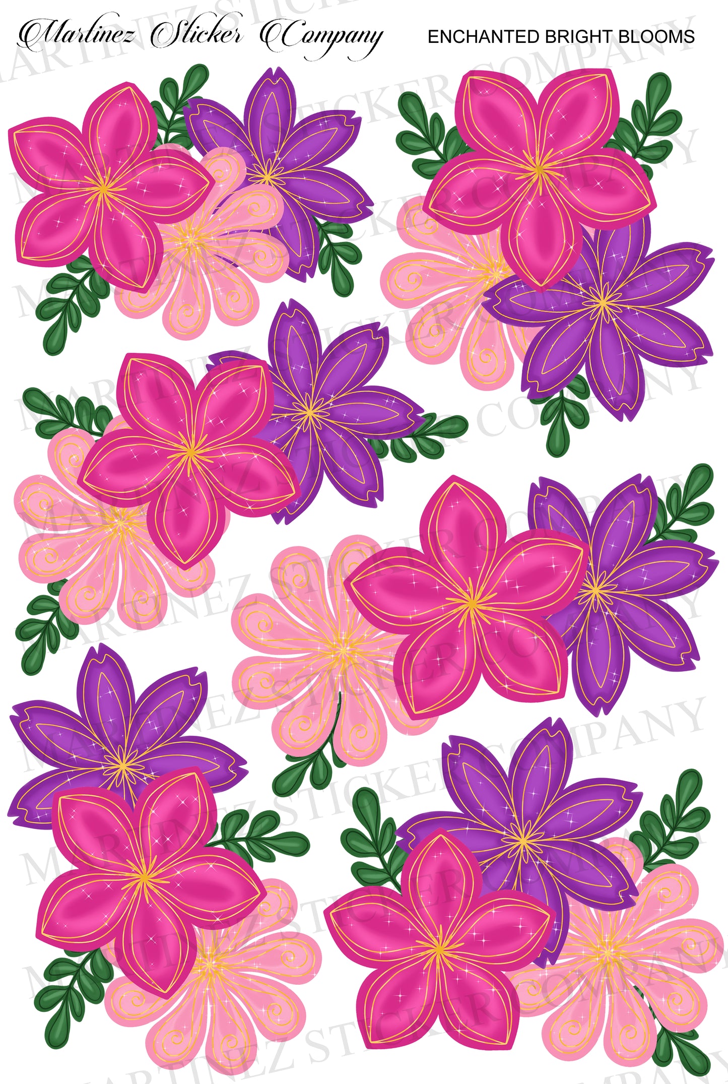 *PRINTABLE* Enchanted Bright Blooms