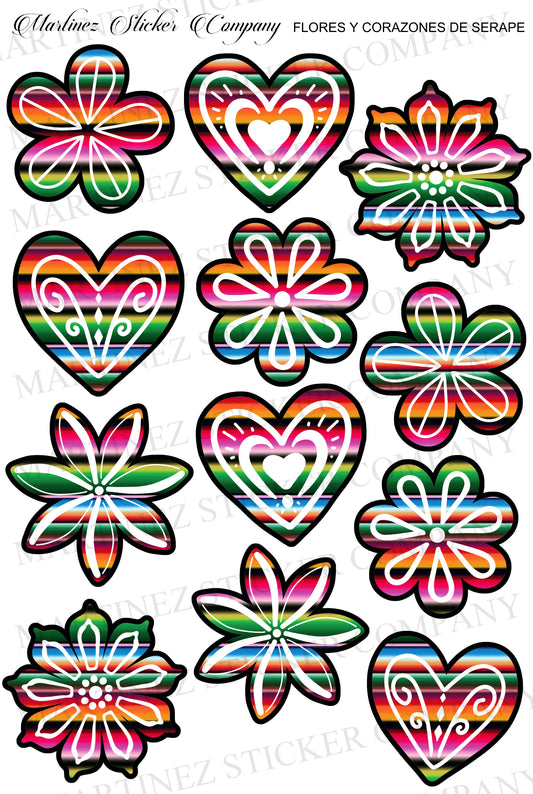 *PRINTABLE* Flores Y Corazones De Serape