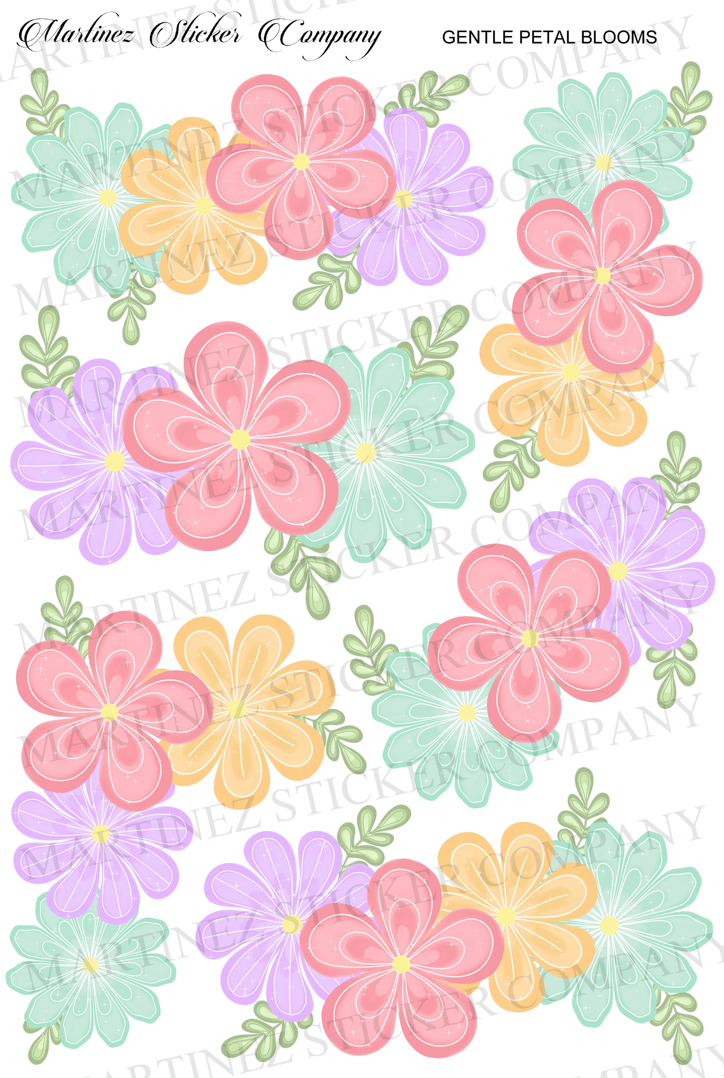 *PRINTABLE* Gentle Petal Blooms