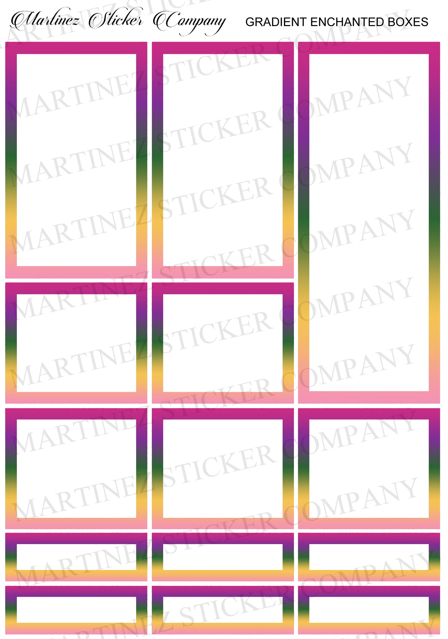 Gradient Enchanted Boxes