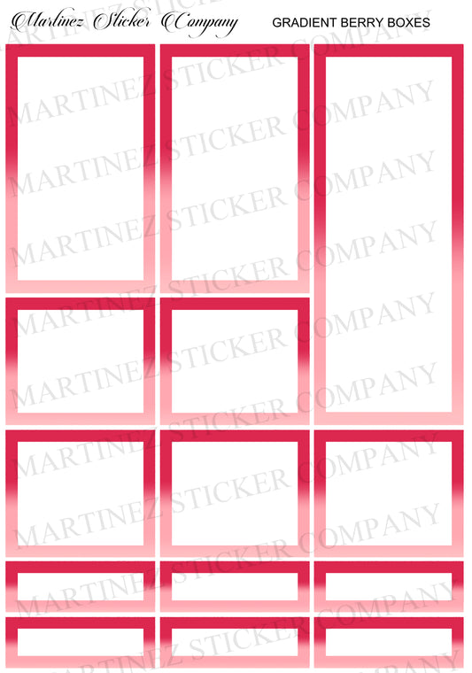 Gradient Berry Boxes