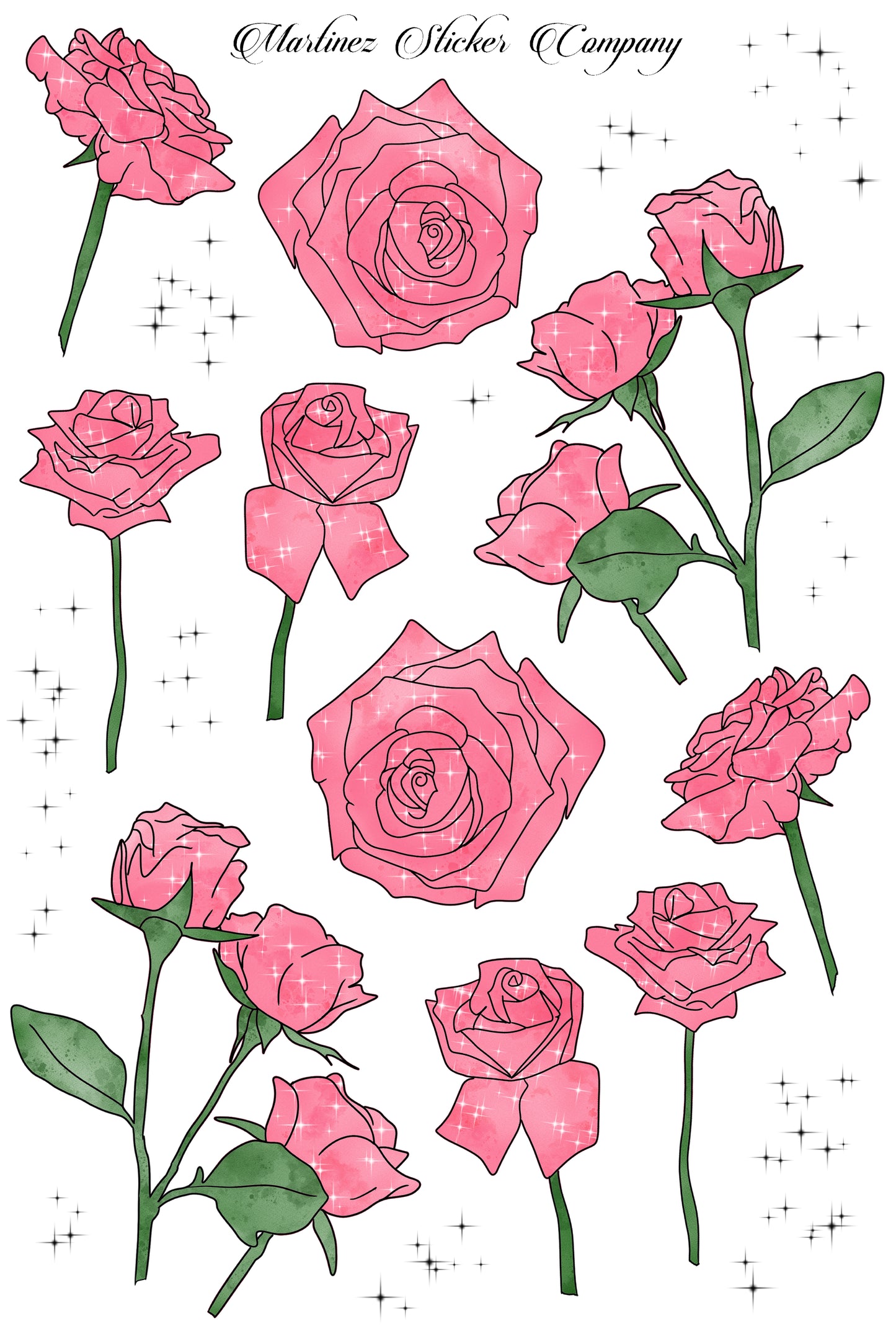 *PRINTABLE* Gentle Roses Pink