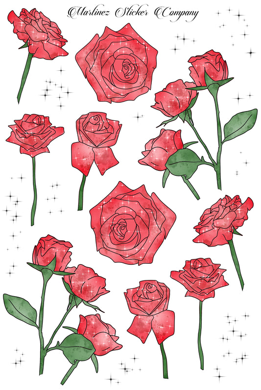 *PRINTABLE* Gentle Roses Red