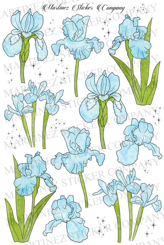 *PRINTABLE* Gentle Blue Iris