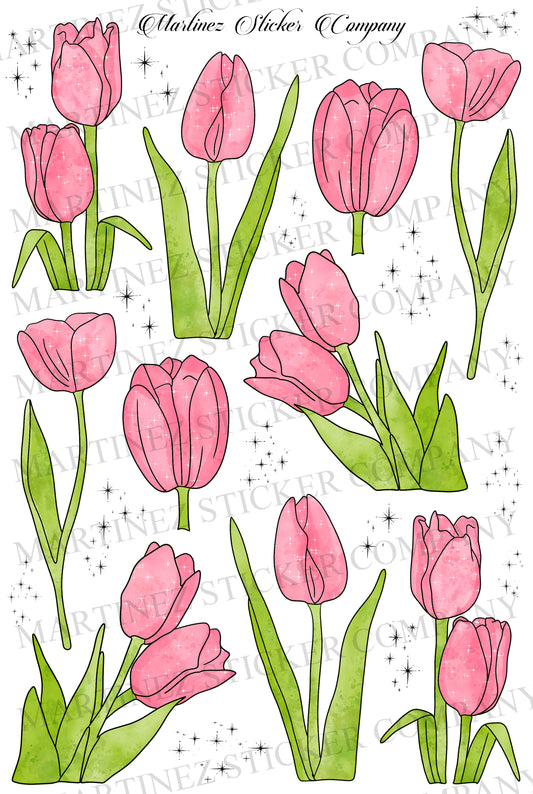 *PRINTABLE* Gentle Tulips Pink