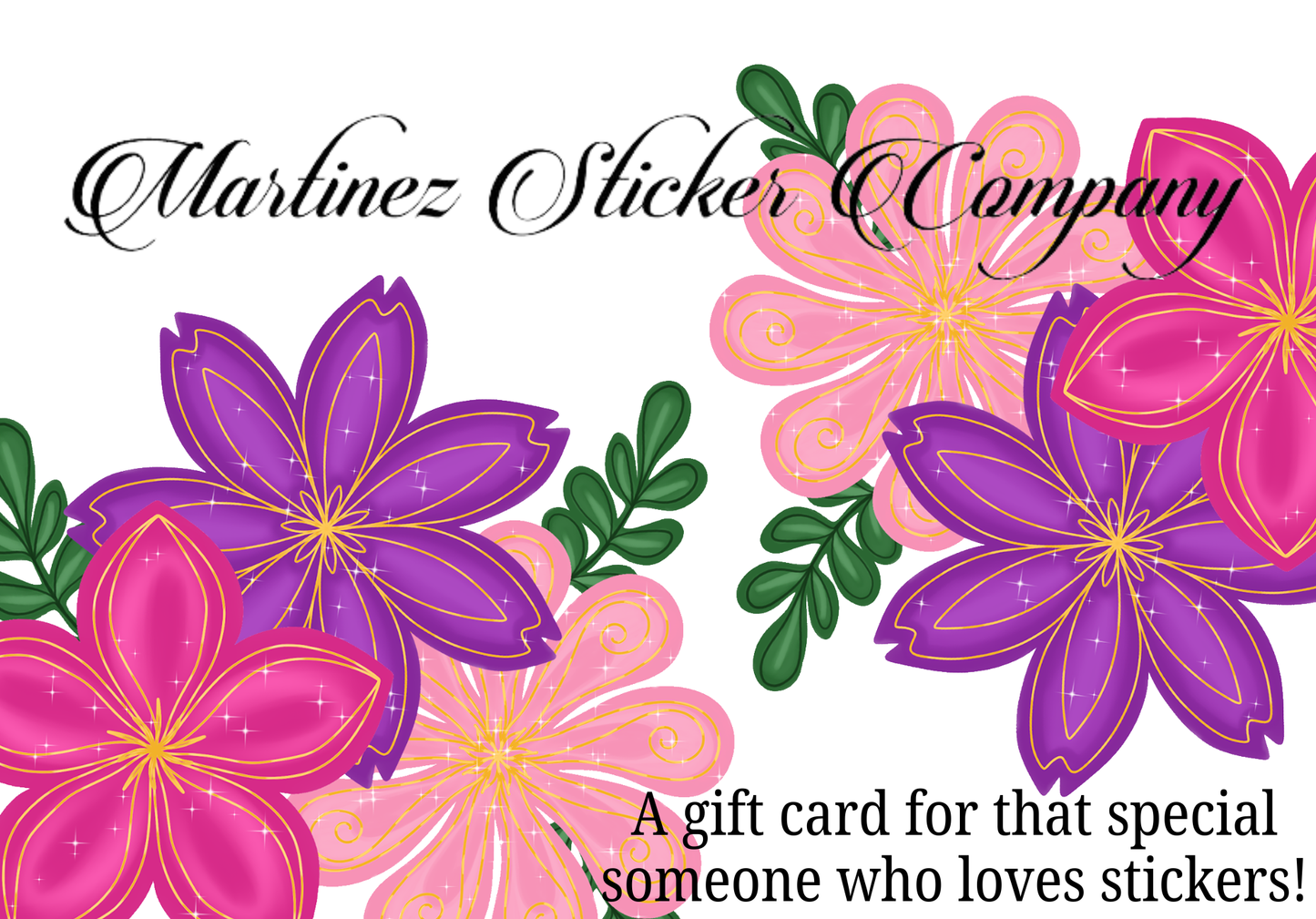 Martinez Sticker Company Gift Card