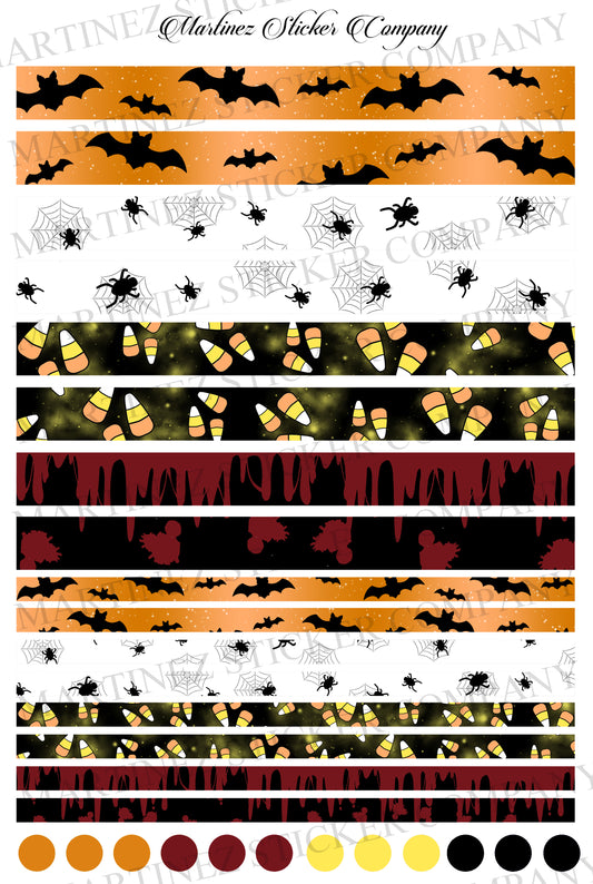 *PRINTABLE* Halloween Washi Strips